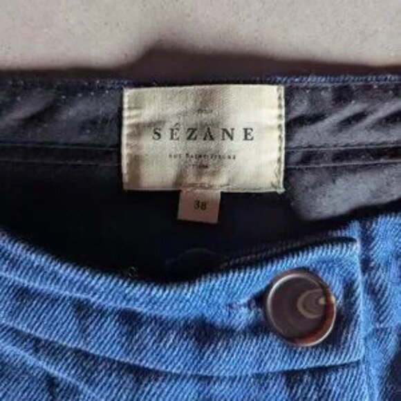 Sezane Dan Trousers | Indigo FR38 / US 6 - Picture 10 of 16